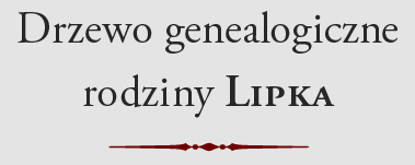 Drzewo genealogiczne rodziny Lipka